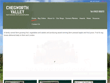 Tablet Screenshot of chegworthvalley.com